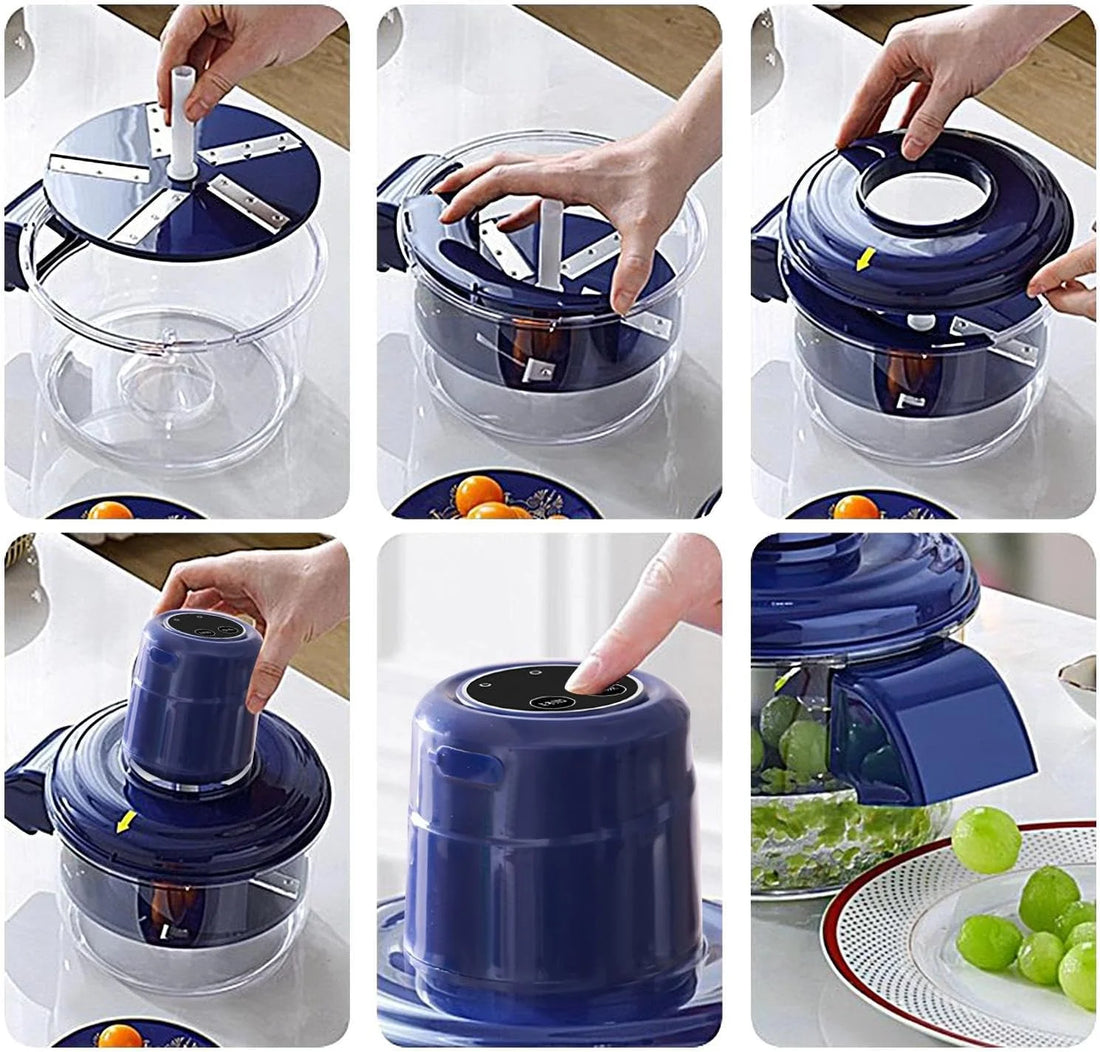 Automatic Garlic & Fruit Peeler Machine – Rechargeable Electric Skin Remover for Garlic, Grapes, Tomatoes, and Cherries