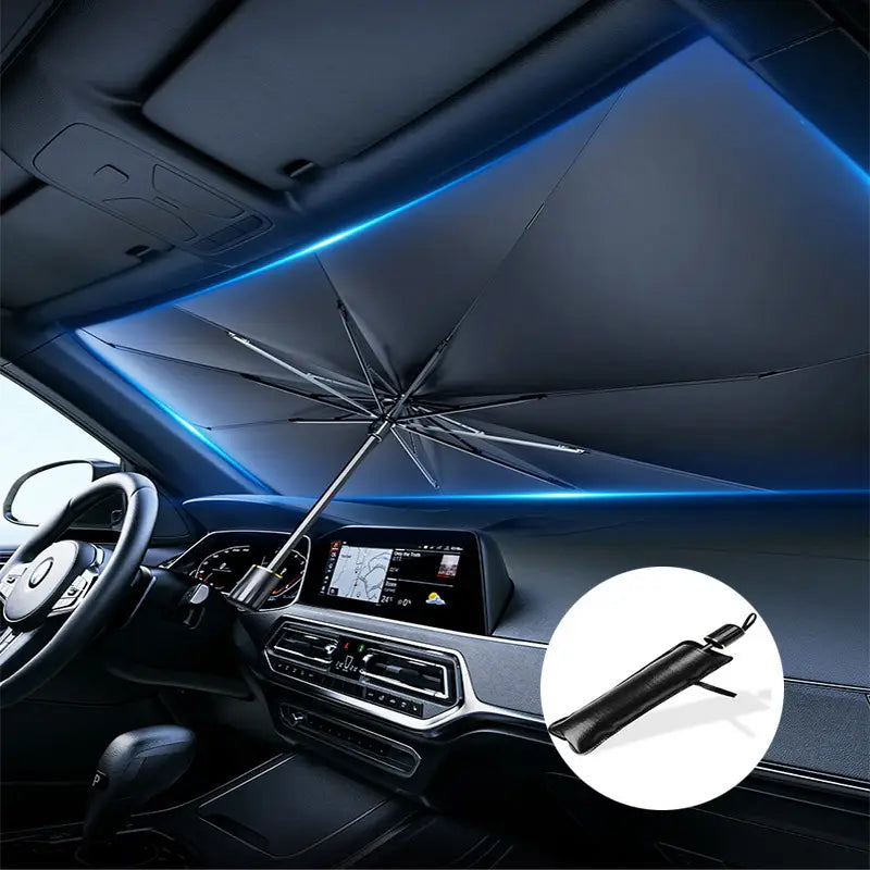 Foldable Car Sunshade | UV & Heat Protection for Windshield